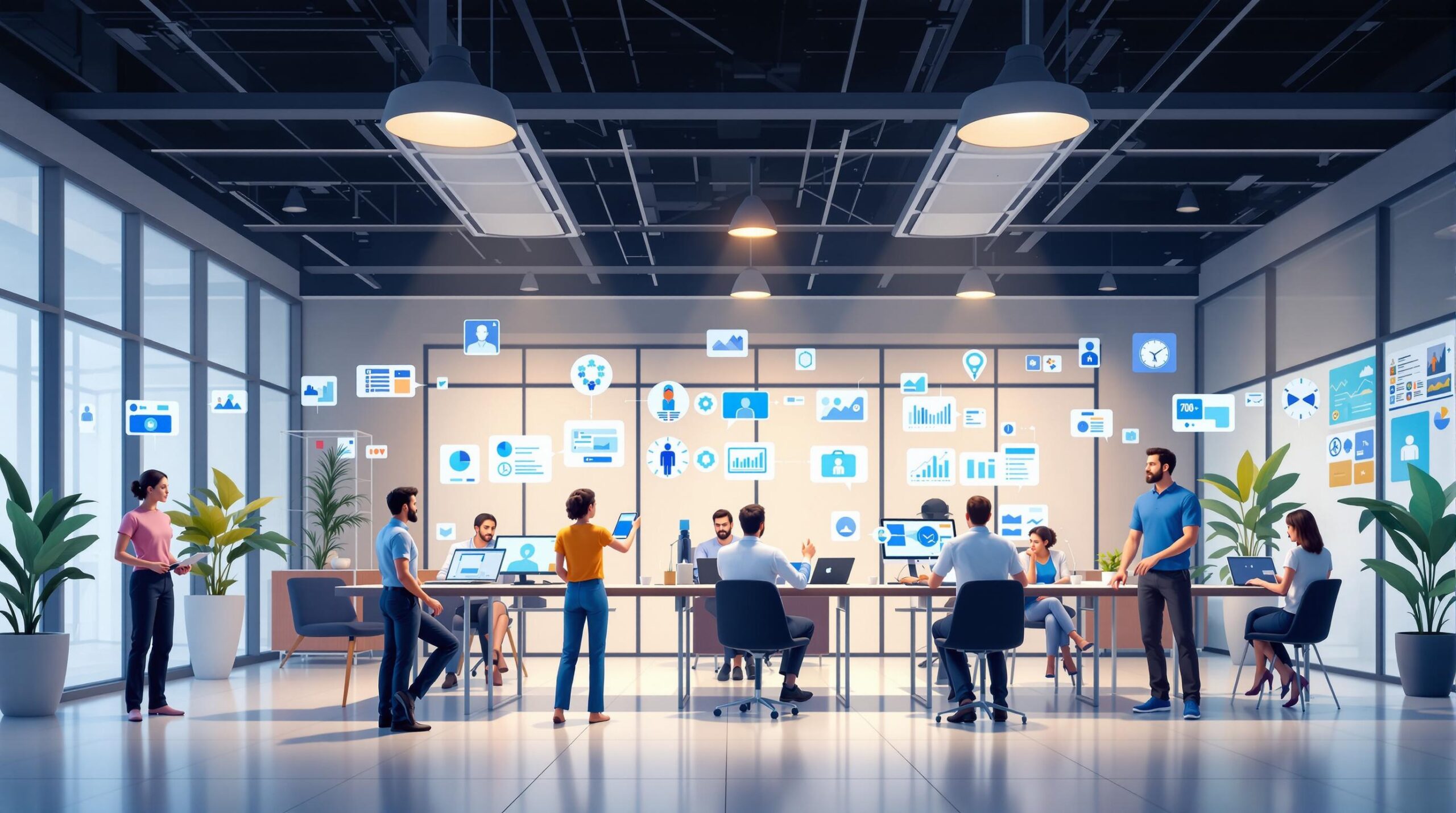 Empowered teams collaborating smartly
