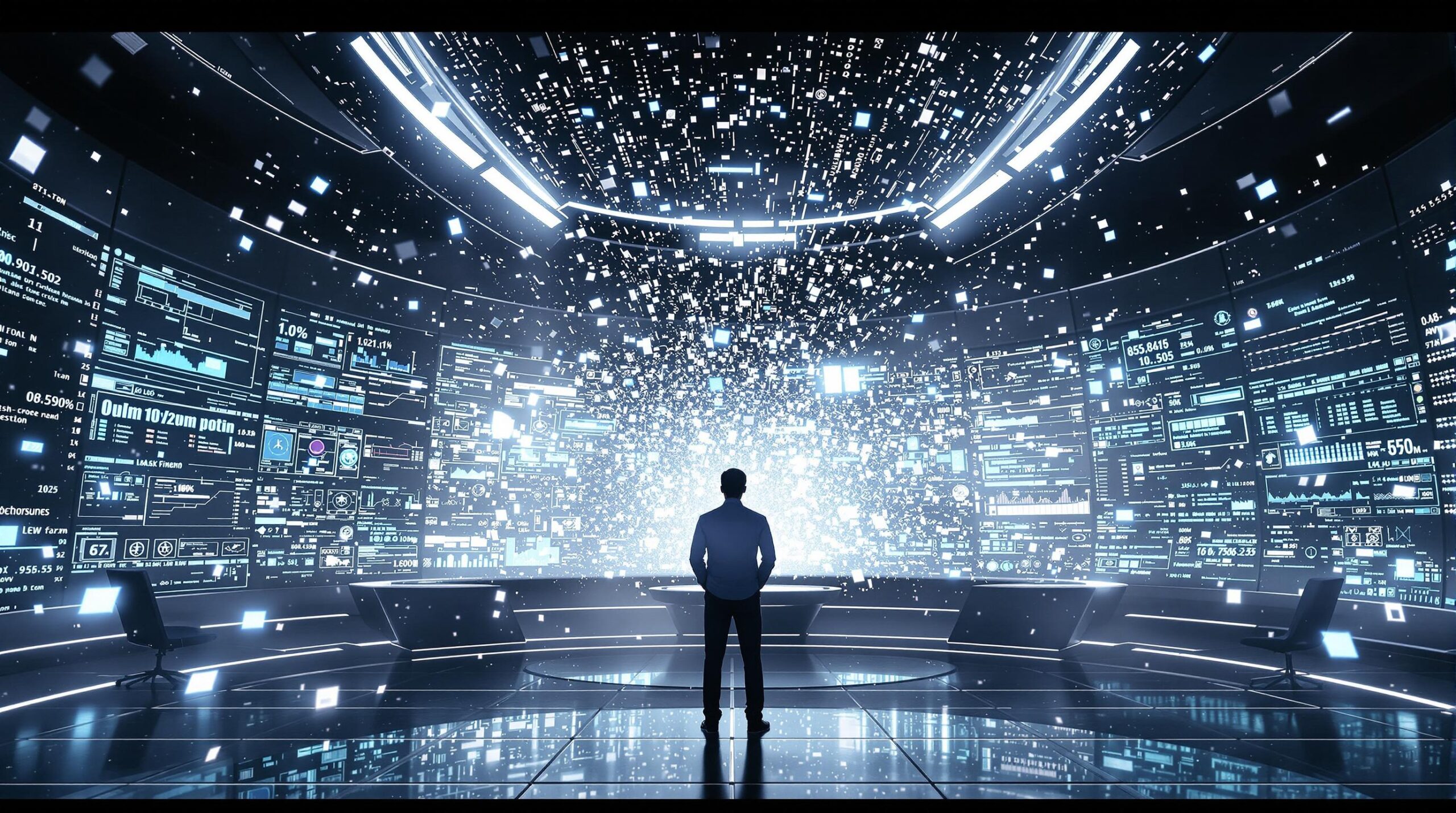 Holographic chaos of misinformation